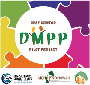 puzzle pieces that connect with acircle int he media DMPP Deaf mentor pilot project