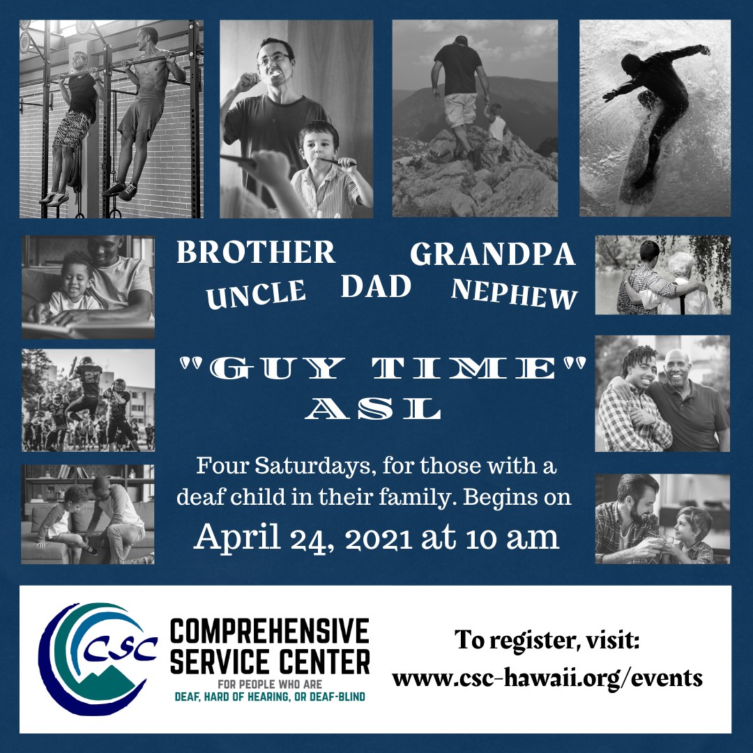 Guy Time ASL Flyer