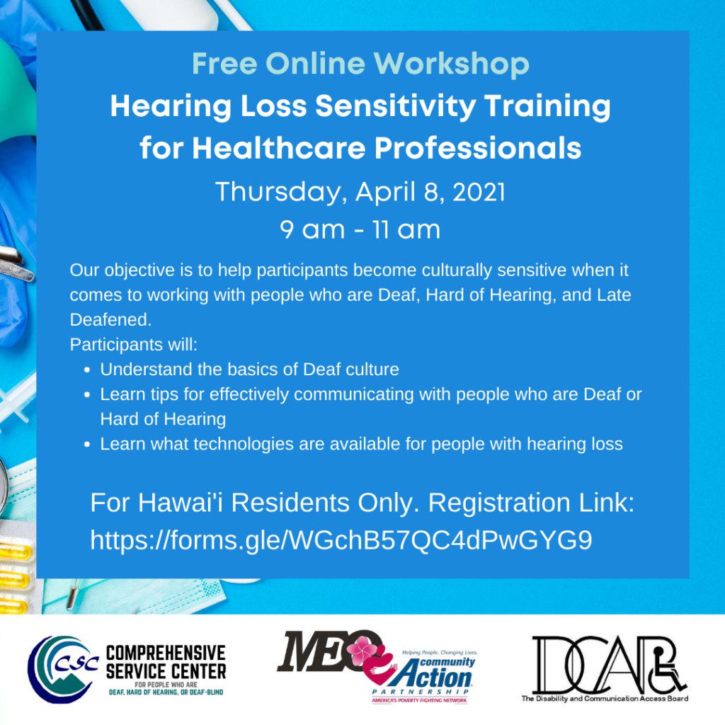 Hearing Loss Sensitivity Training for Healthcare Professionals
