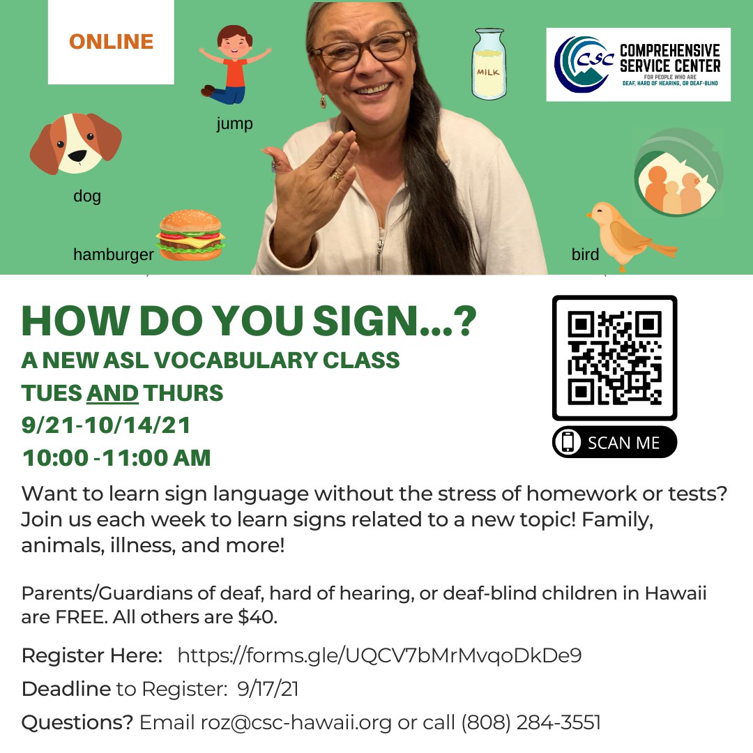How Do You Sign? An ASL Vocabulary Class