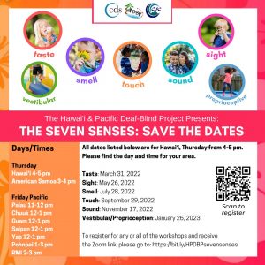 The Seven Senses: Save the Dates Flyer