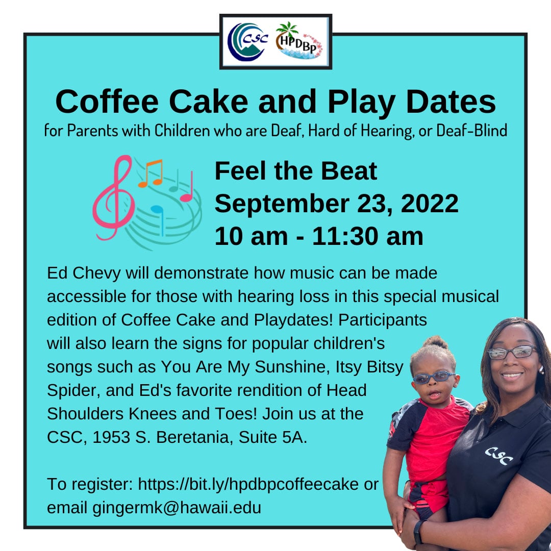 Coffee Cake and Play Dates Flyer