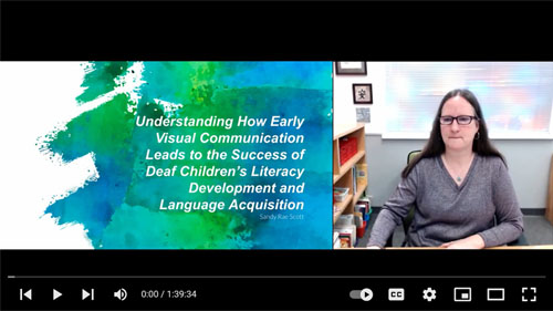 Early Visual Communication Leads to the Success of Deaf Children’s Literacy
