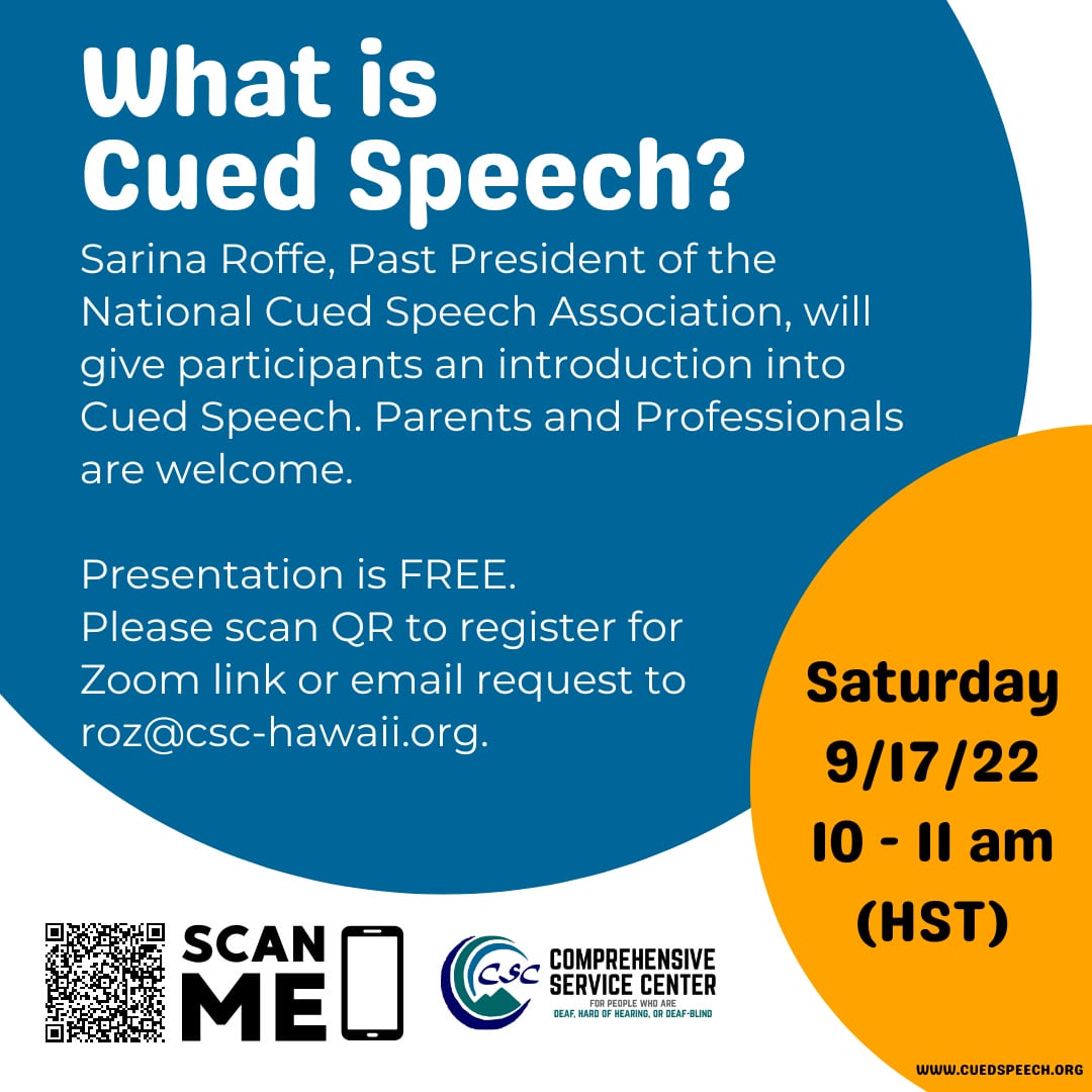 What is cued speech? Flyer