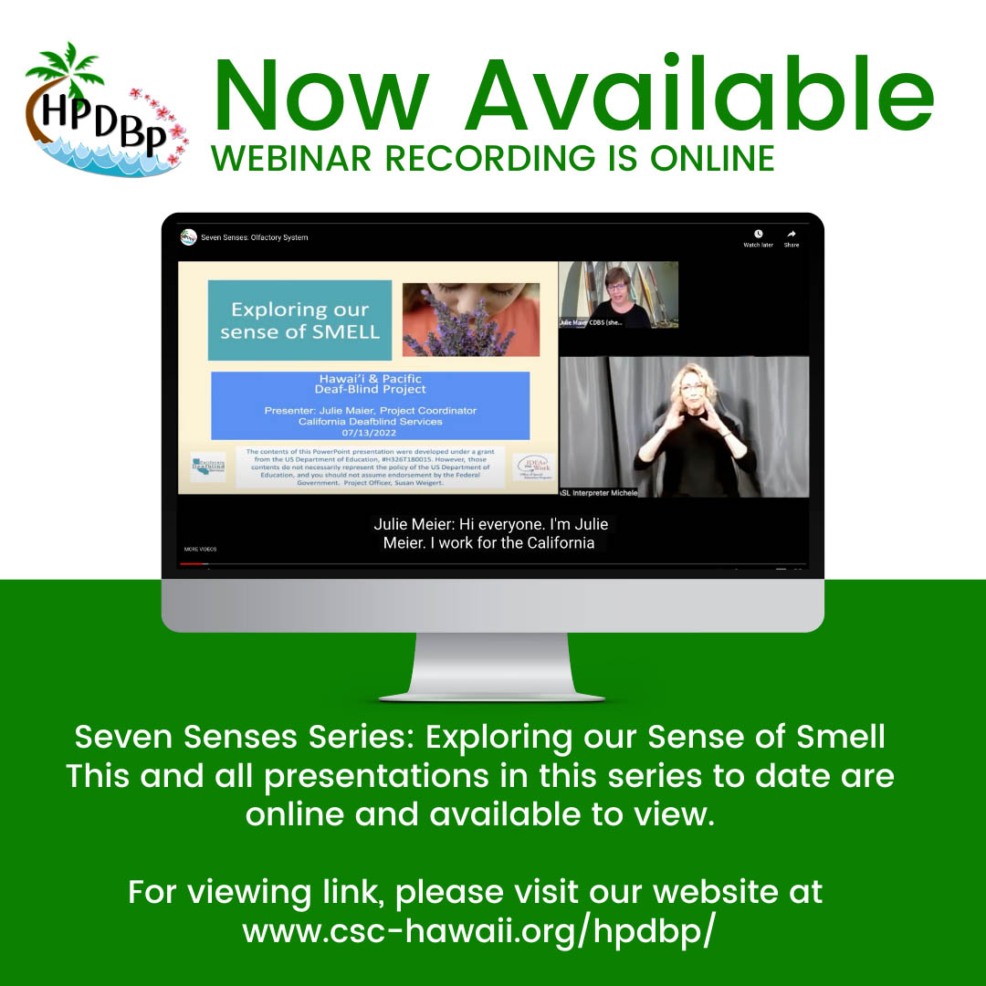 Now Available - Seven Senses Series Webinars