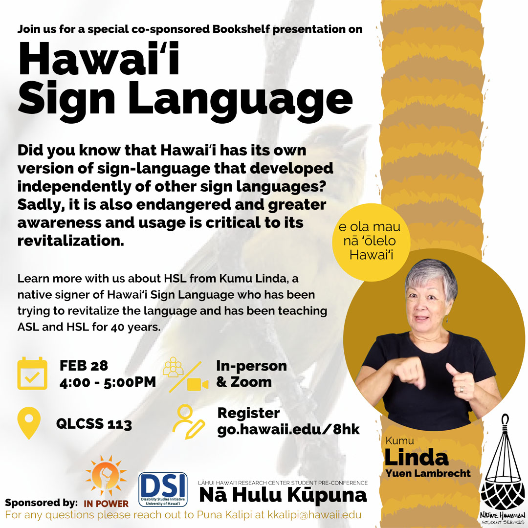 Hawaii Sign Language Flyer