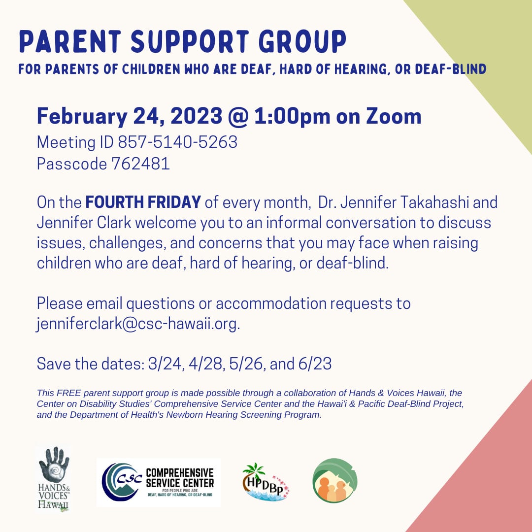 Parent Support Group Flyer