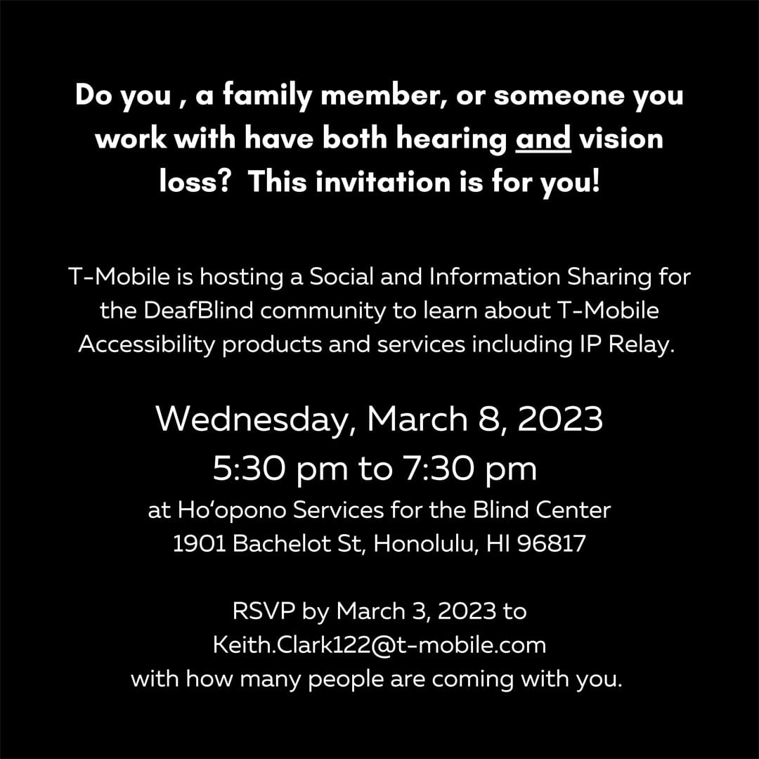 T-Mobile Social Sharing Event Flyer