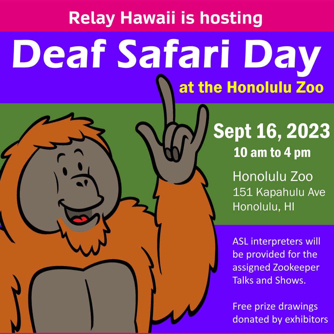 Deaf Safari Day Flyer