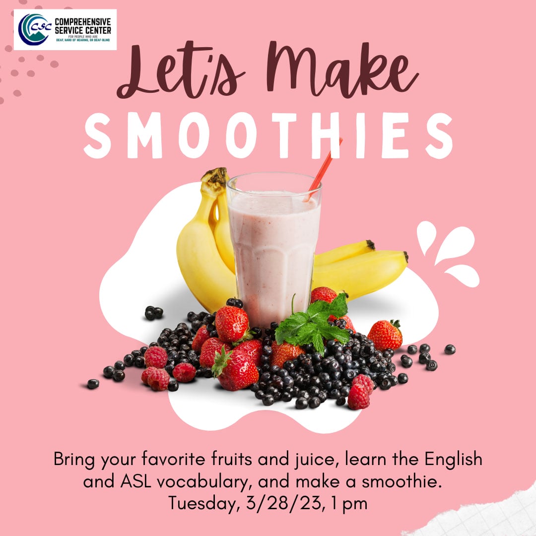 Let's Make Smoothies Flyer