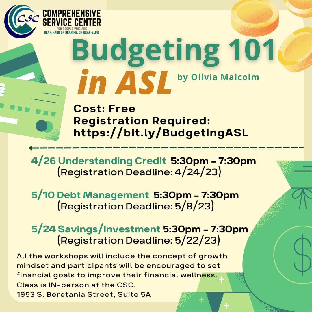 Budgeting 101 in ASL with Olivia Malcolm