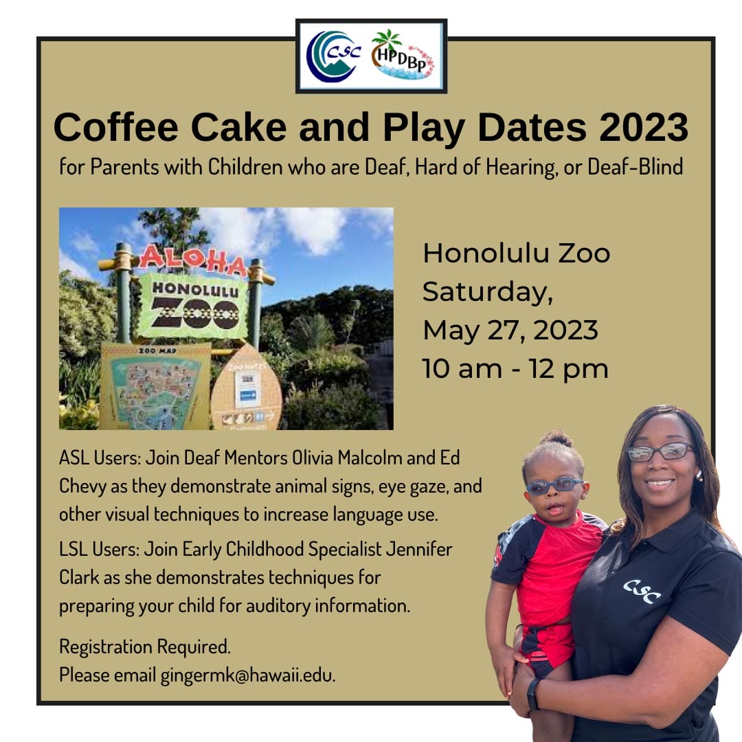 Coffee Cake and Play Dates - May 2023 Flyer