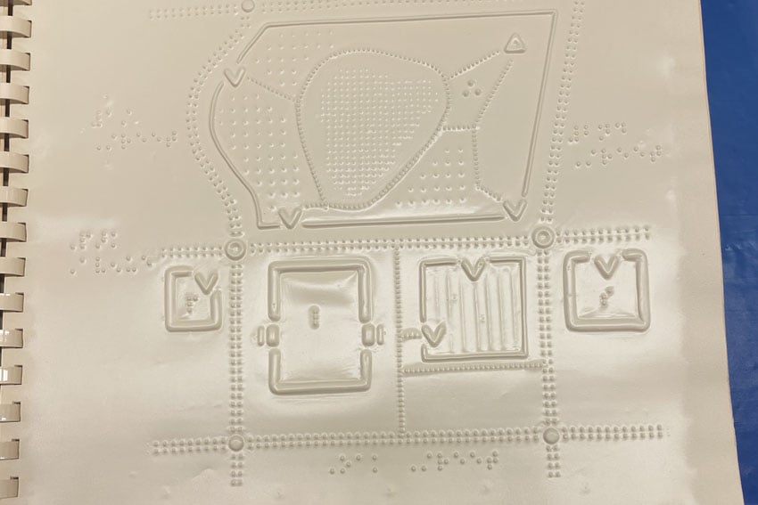 Photo: Braille books