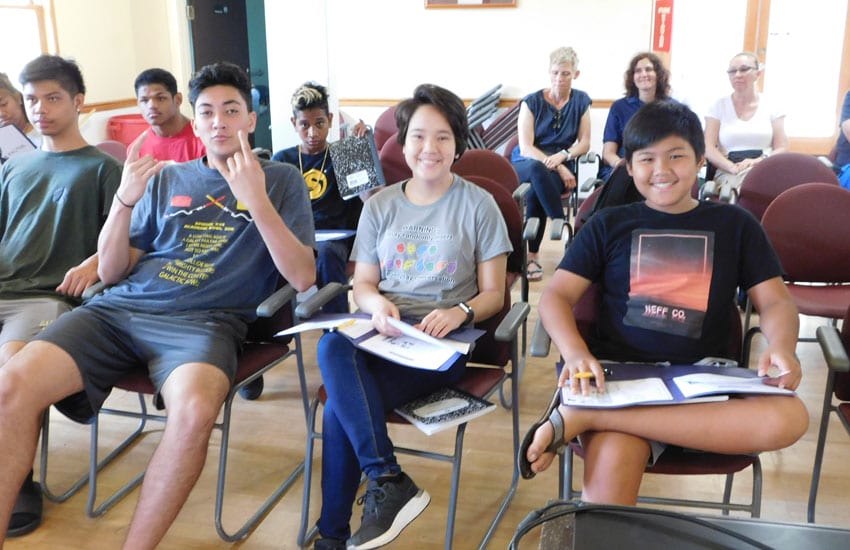 Photo: Camp Manoa participants