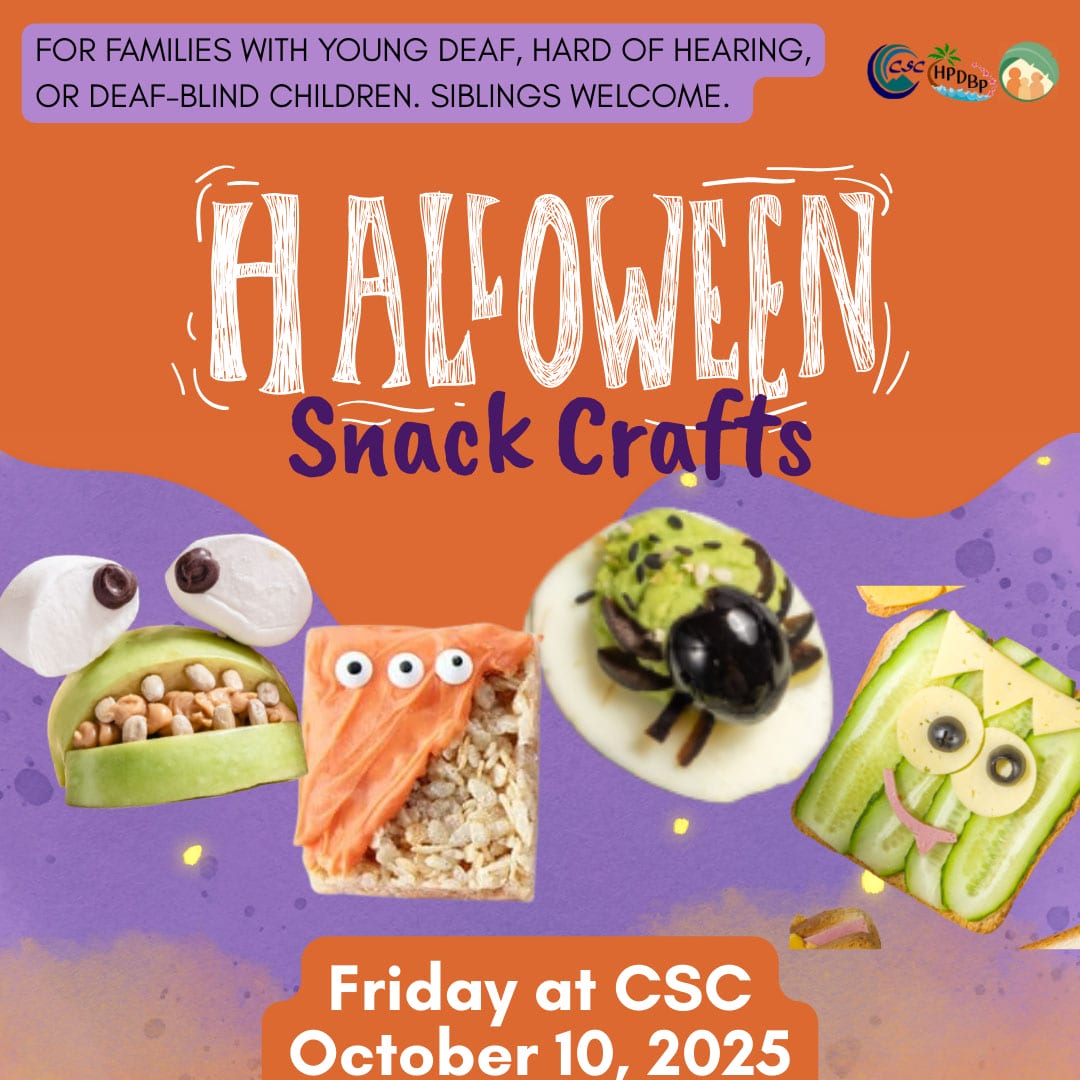 Halloween Snack Crafts Flyer