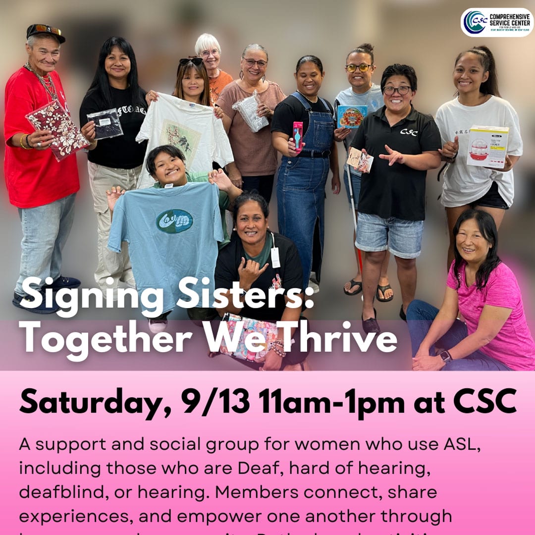 Signing Sisters Flyer